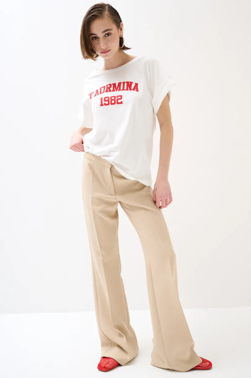 Best KIKISIX PANTALONE BIELASTICO BEIGE