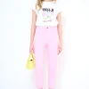 Online KIKISIX PANTALONE CINQUE TASCHE ROSA