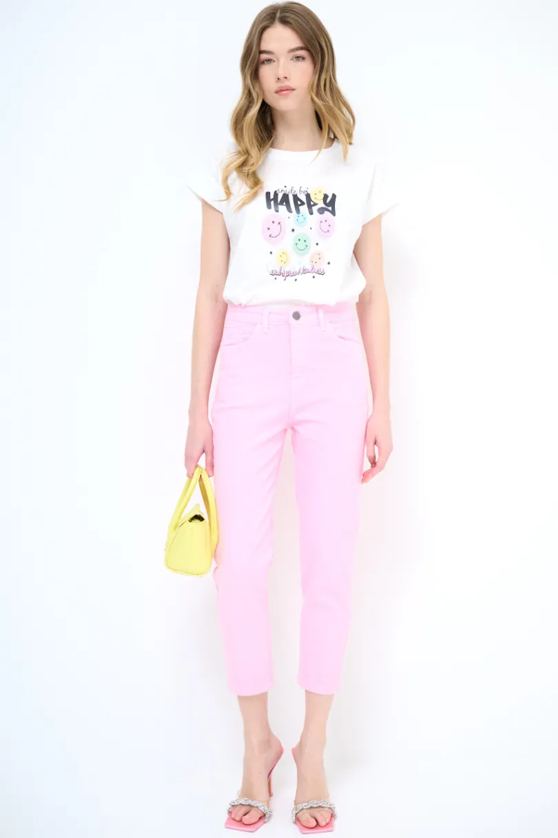 Online KIKISIX PANTALONE CINQUE TASCHE ROSA