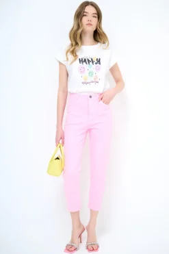 Online KIKISIX PANTALONE CINQUE TASCHE ROSA