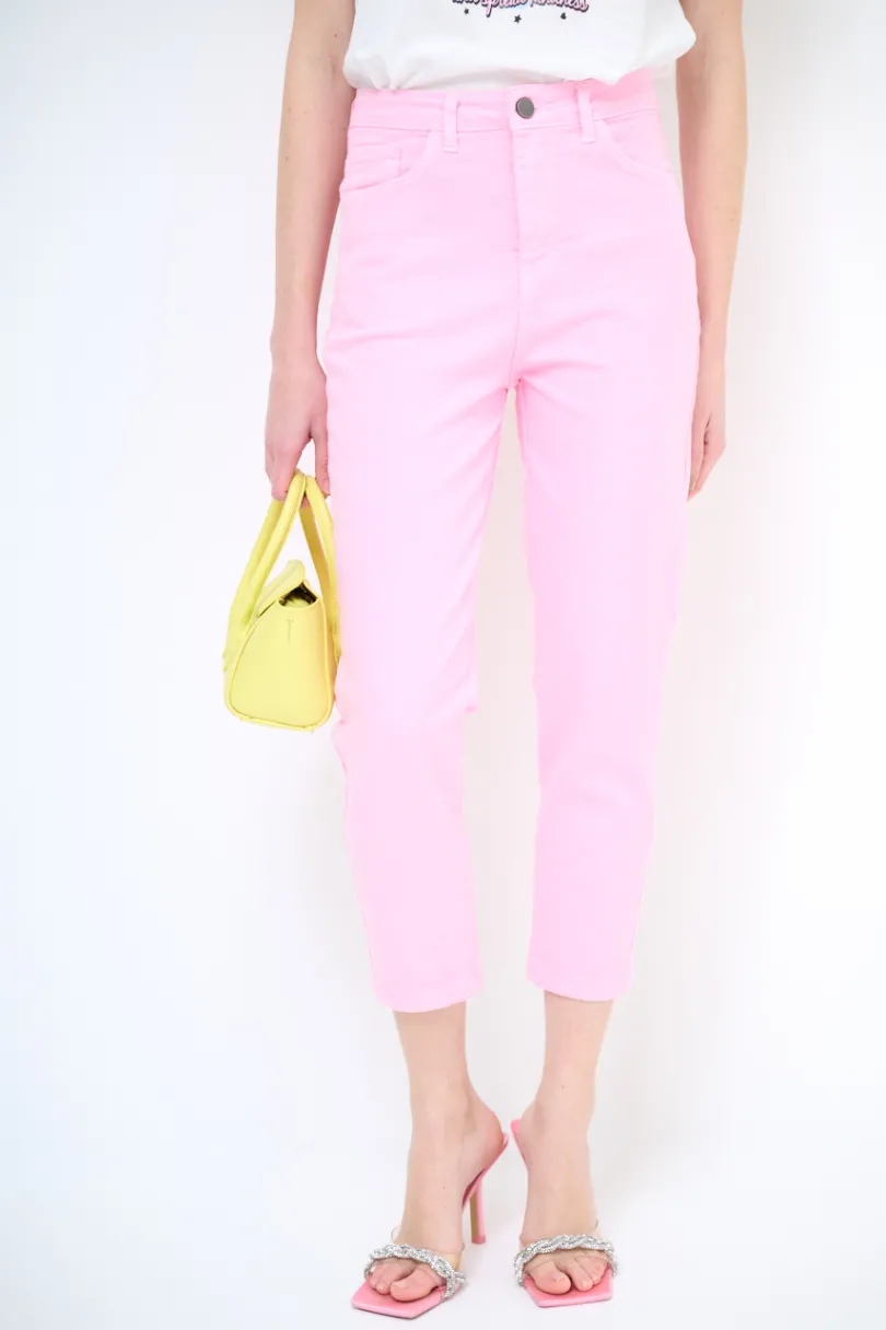 Online KIKISIX PANTALONE CINQUE TASCHE ROSA