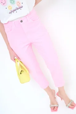 Online KIKISIX PANTALONE CINQUE TASCHE ROSA