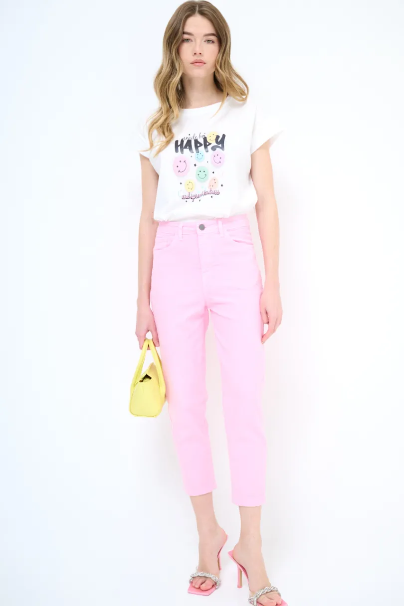 Online KIKISIX PANTALONE CINQUE TASCHE ROSA