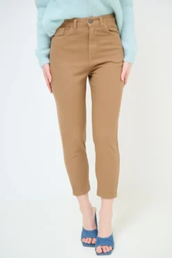 Online KIKISIX PANTALONE CINQUE TASCHE TABACCO