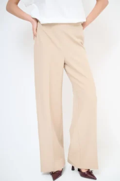 Clearance KIKISIX PANTALONE LARGO CON BANDA BEIGE