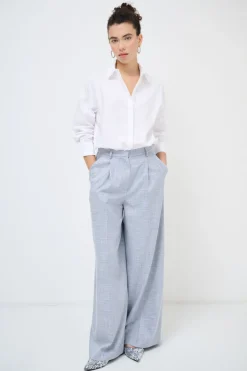 Hot KIKISIX PANTALONE LUREX FIAMMATO BLU