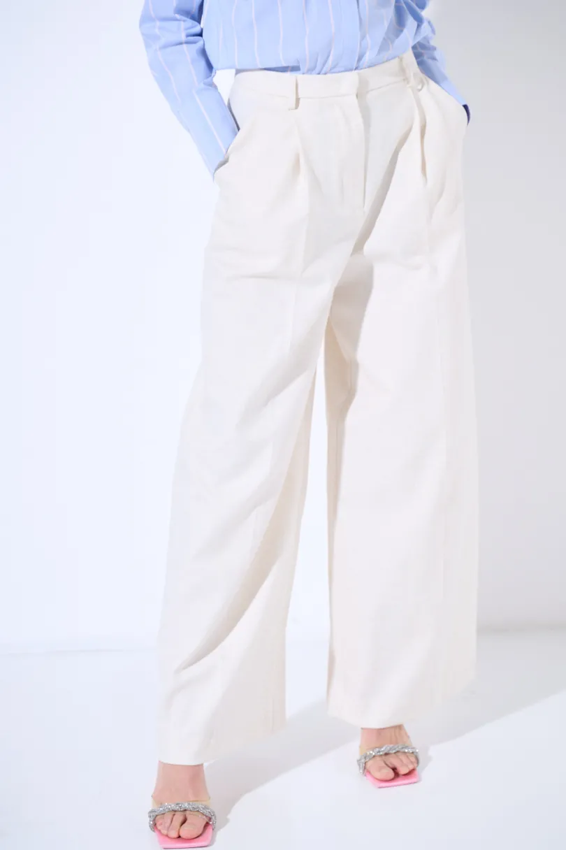 Best KIKISIX PANTALONE SPIGATO CON PINCE PANNA