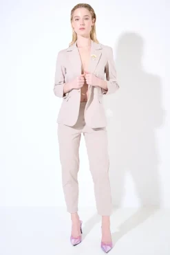 Fashion KIKISIX PANTALONE STRETTO CON ELASTICO DIETRO BEIGE