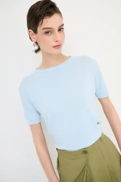 Hot KIKISIX PARICOLLO MEZZA MANICA ACQUA