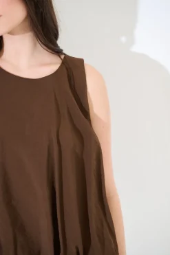 Best KIKISIX TOP BALLOON CON BOTTONE DT COFFEE