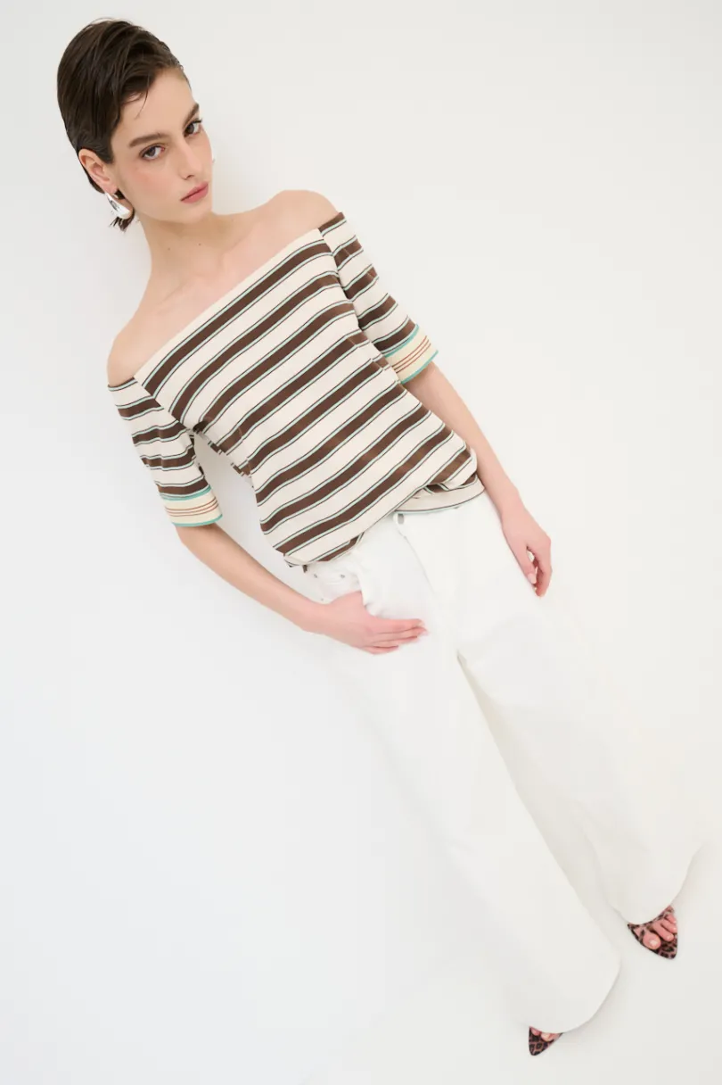 Sale KIKISIX TOP SHIFFER RIGA MORO