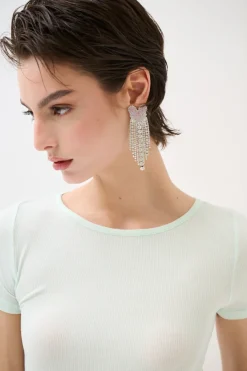 Sale KIKISIX T-SHIRT MANICA CORTA BASICO SETA ACQUA