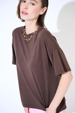 Online KIKISIX T-SHIRT OVER TINTO CAPO MORO