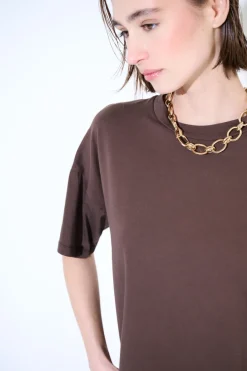 Online KIKISIX T-SHIRT OVER TINTO CAPO MORO