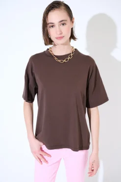 Online KIKISIX T-SHIRT OVER TINTO CAPO MORO