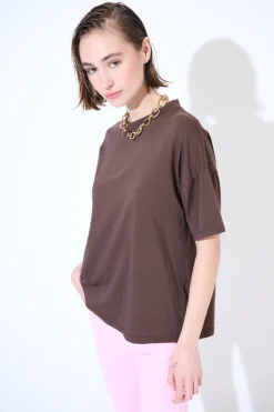 Online KIKISIX T-SHIRT OVER TINTO CAPO MORO