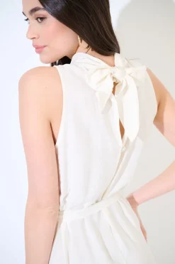 Clearance KIKISIX TUTA PALAZZO CON FIOCCO DIETRO BURRO